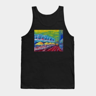 Christchurch Tram - New Zealand - Acrylic on Board Tank Top